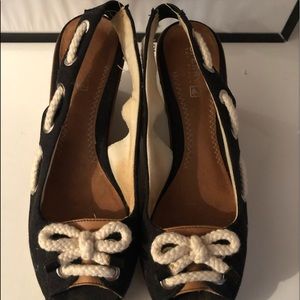 sperry wedges women’s size 8